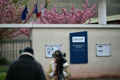 A 15-year-old was attacked as he left school in a town south of Paris