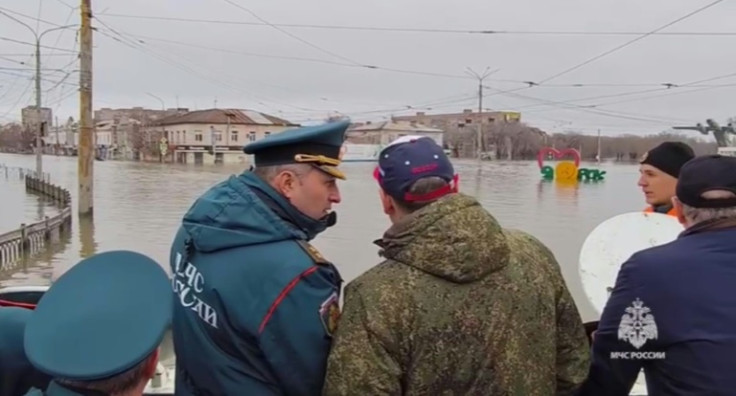 Russia has evacuated more than 4,500 people after major floods in the Orenburg region near Kazakhstan