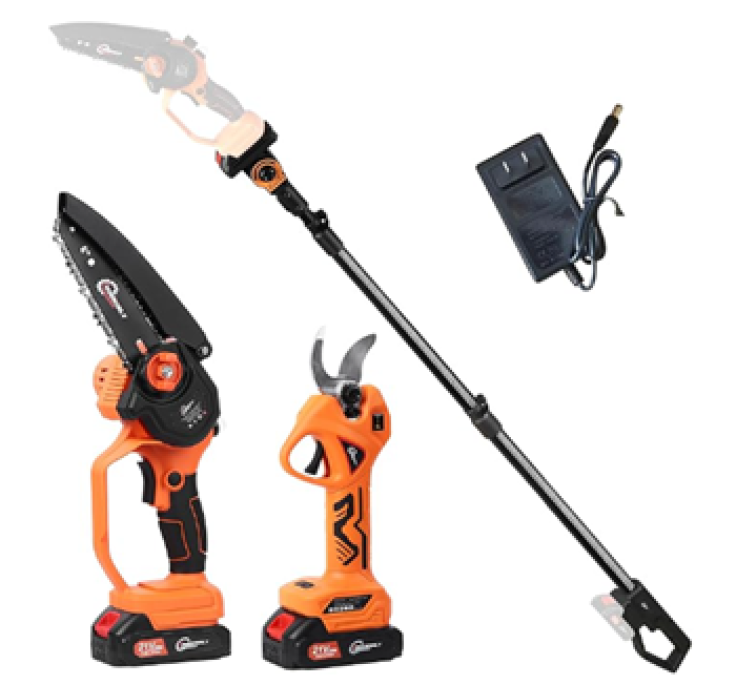 4-in-1 Cordless Electric Pole Saws