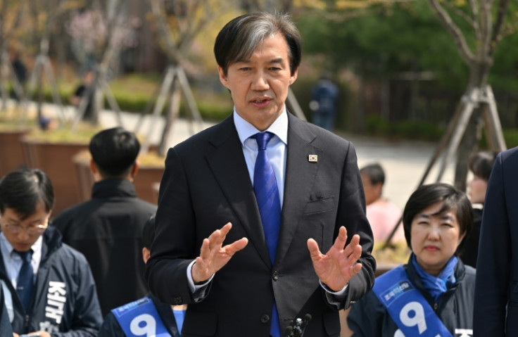 Cho Kuk, leader of the South Korean Rebuilding Korea Party, is facing jail time for corruption charges that he denies