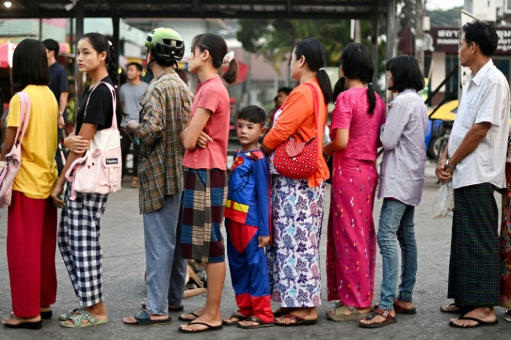 Myanmar junta troops have withdrawn from a major trade hub near the Thai border following days of clashes