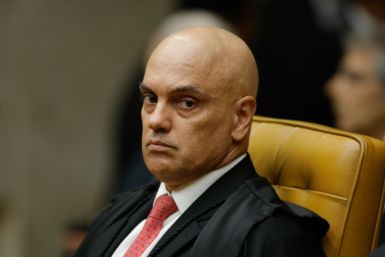 Brazilian Supreme Court judge Alexandre de Moraes, pictured during the opening of the 2024 judicial session