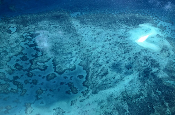 A coral atoll near Lizard Island on the Great Barrier Reef, located 270 kilometres (167 miles) north of the city of Cairns