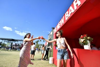 Festival attendees attend a non-alcoholic happy hour at The New Bar, which recently began partnering with Coachella
