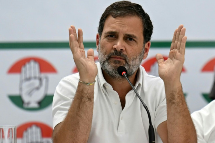 Indian National Congress party leader Rahul Gandhi