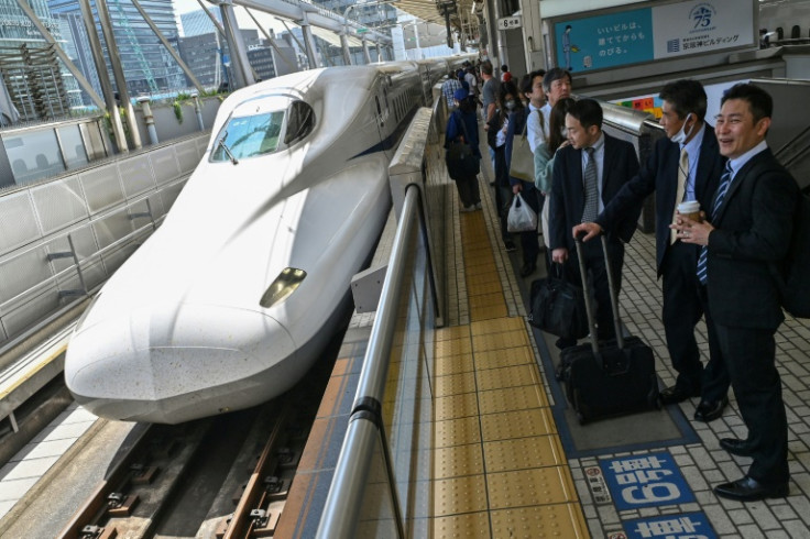 Delays are rare on Japan's 'shinkansen' bullet train service