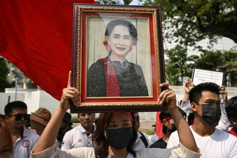 Myanmar's ousted leader Aung San Suu Kyi is serving a 27-year sentence imposed by a junta court