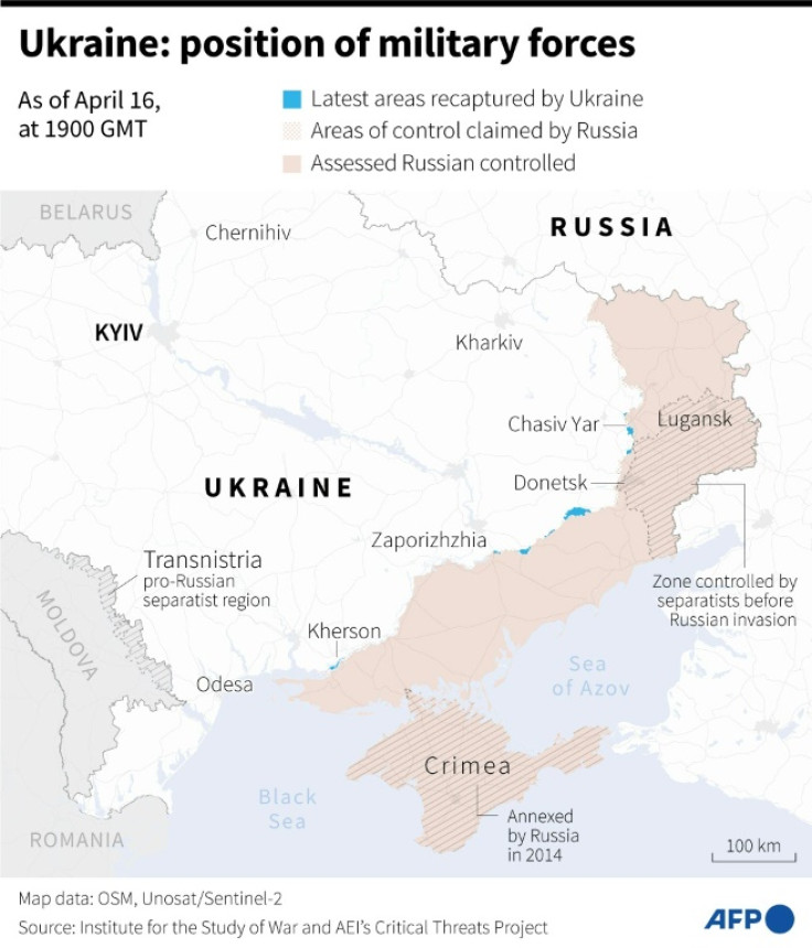 Ukraine: position of military forces