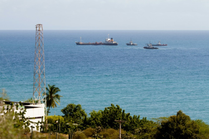 A tanker travels off the coast of Venezuela, where authorities insist its oil sector would keep going regardless of whether the United States imposes sanctions
