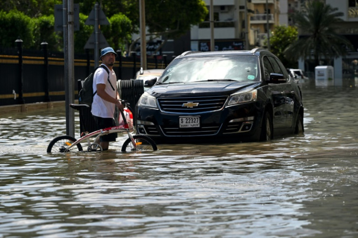 Sunny skies returned a day after torrential downpours paralysed Dubai and other parts of the United Arab Emirates