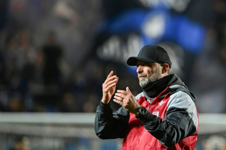 Liverpool coach Jurgen Klopp reacts as his team is knocked out by Atalanta