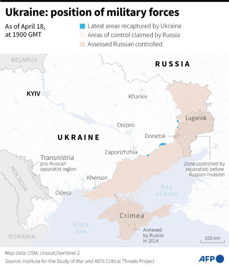 Ukraine: position of military forces