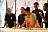 Electoral officers count votes from the general election in Solomon Islands, where pro-China Prime Minister Manasseh is reported to have retained his seat