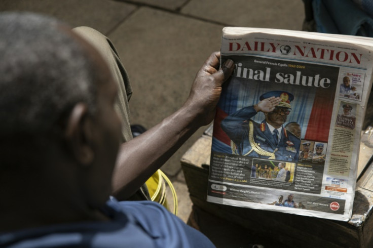 The crash made front page news across Kenya and President William Ruto attended Saturday's military tribute