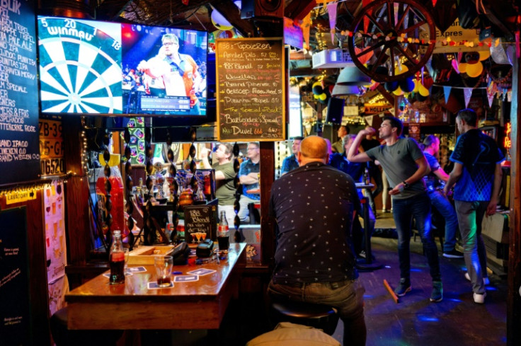 Darts is often on TV in the Netherlands