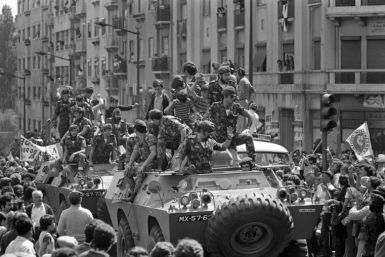 Armoured cars played a central role in Portugal's Carnation Revolution on April 25, 1974