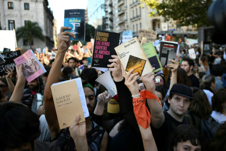 Labor unions, opposition parties and private universities backed the protests in Buenos Aires and other major cities such as Cordoba
