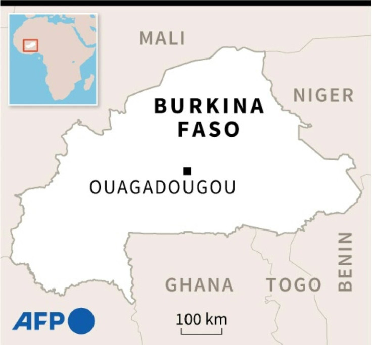Map of Burkina Faso.