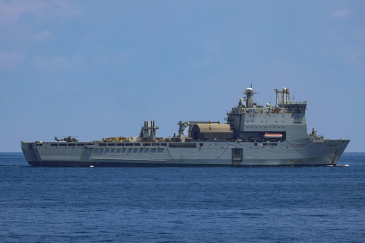 The Royal Navy support ship Cardigan Bay, which set sail from Cyprus on Saturday, is to assist the international effort to construct a floating pier off Gaza to boost aid deliveries