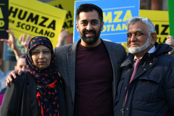 Yousaf's mother Shaaista and father Muzaffar supported his campaign to become SNP leader