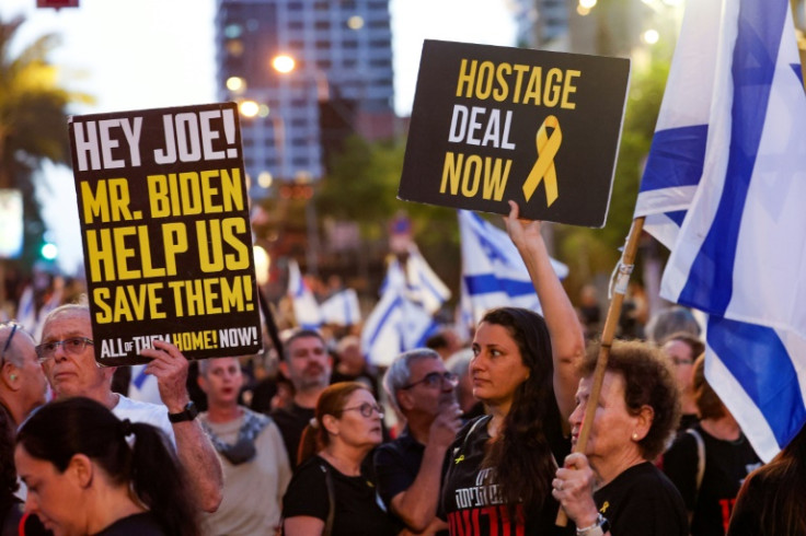 Israeli protesters have taken to the streets to urge the government to reach a deal to secure freedom of the hostages still held in Gaza