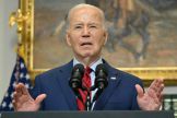 Biden gave his first full remarks on the massive campaign protests in a televised White House speech, saying 'order must prevail'