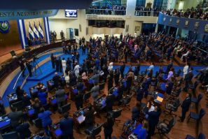El Salvador's unicameral legislative assembly -- dominated by allies of President Nayib Bukele -- has approved a reform to the country's founding law that will make it easier for him to push through other constitutional changes