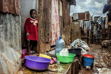 The rains in Kenya devastated the slum area of Mathare in Nairobi