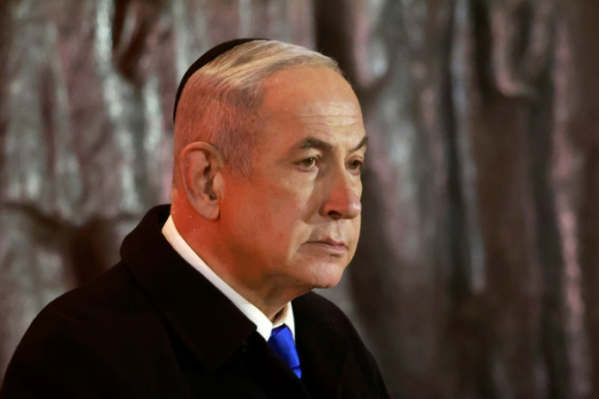 Netanyahu was speaking at a Holocaust Remembrance Day ceremony at the Yad Vashem memorial in Jerusalem