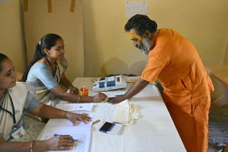 Polling officials have had to traverse through the Gir forest to set up a voting booth in Banej, where Mahant Haridas Udaseen is the sole resident