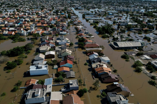 Nearly 400 municipalities have been hit by devastating floods in southern Brazil, and more than 156,000 people have been forced to leave their homes