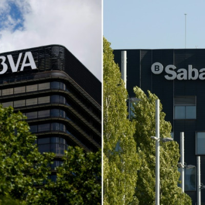 BBVA's hostile bid values Banco Sabadell at nearly 11.5 billion euros ($12.3 billion)