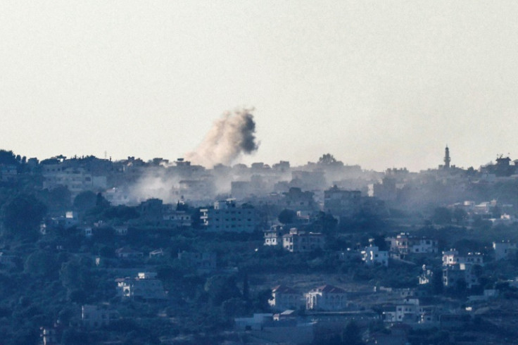 An Israeli bombardment targets the southern Lebanese village of Khiyam on July 3, 2024