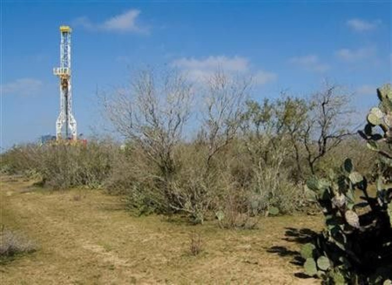 A drilling rig in the Eagle Ford Shale in South Texas