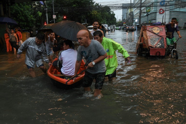 Streets Turned Into Rivers As Typhoon Gaemi Blows Past…