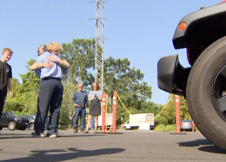 Students Gift Custodian His Dream Car