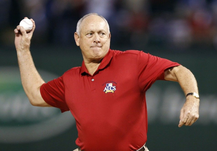 Former Texas Rangers pitching great Nolan Ryan