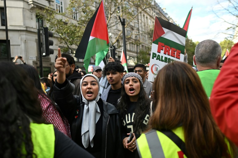 Thousands March For Palestinians Ahead Of Oct 7 Anniversary