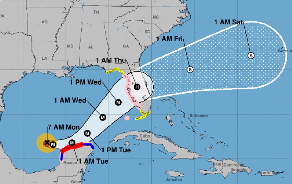 Hurricane Milton Increases To Major Category 3 Storm As Florida ...