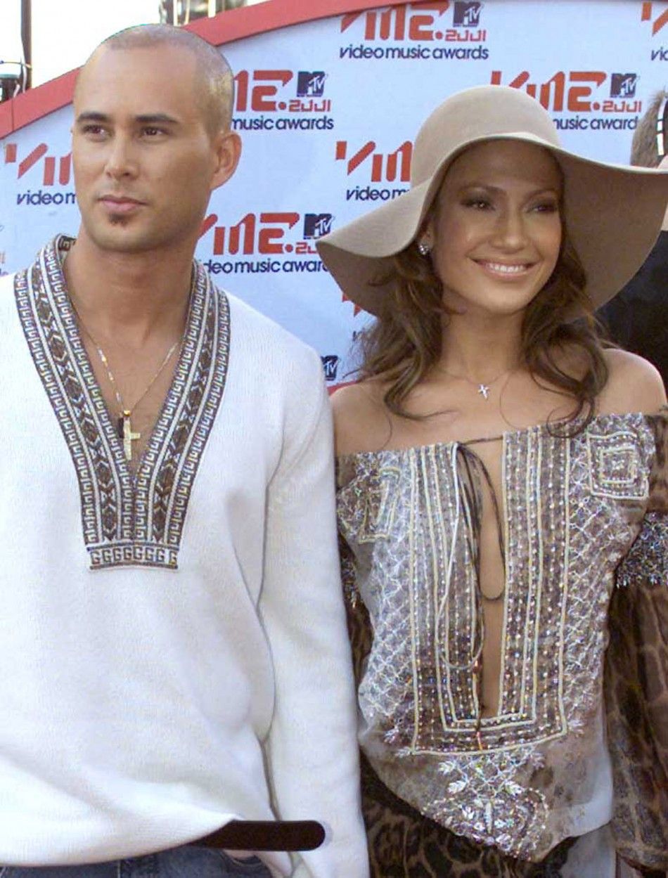 Actress-singer Jennifer Lopez and her then-husband Cris Judd