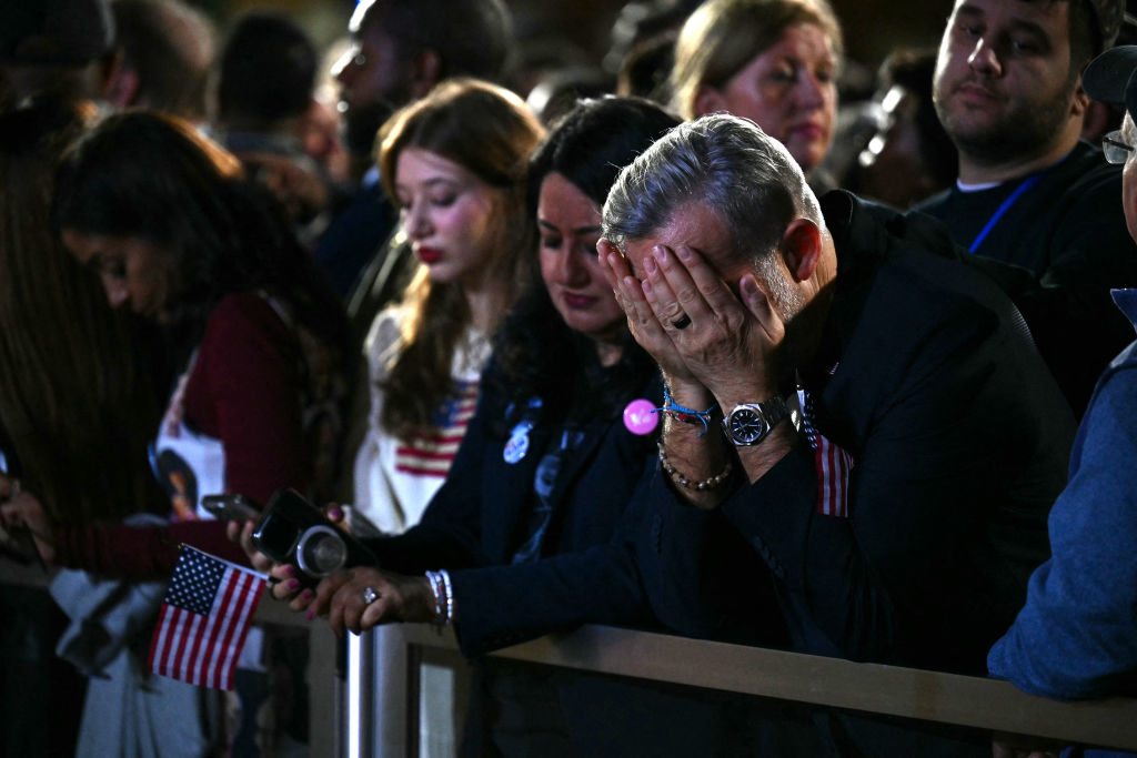 Photos: Tears And Stunned Faces At Kamala Harris Election Party As ...