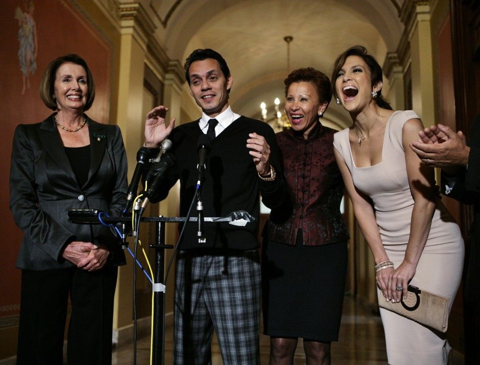 Speaker of the U.S. House of Representatives Nancy Pelosi with the couple