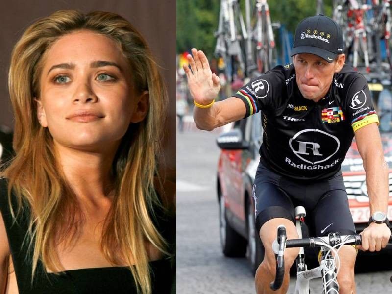 Ashley Olsen and Lance Armstrong got cozy in 2007