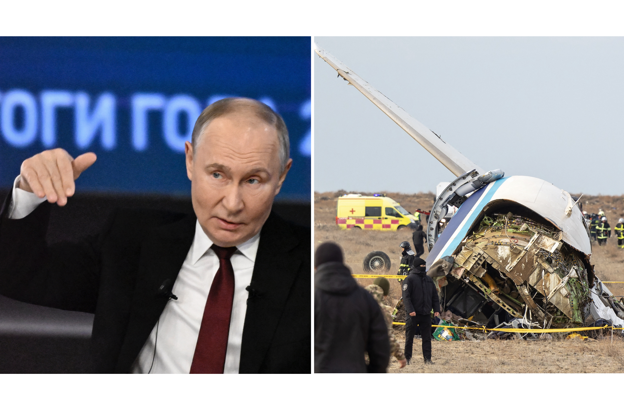 Putin Avoids Taking Blame for Azerbaijan Airlines Fatal Crash in Russian Airspace, Apologizes to Aliyev for ‘Tragic Incident’