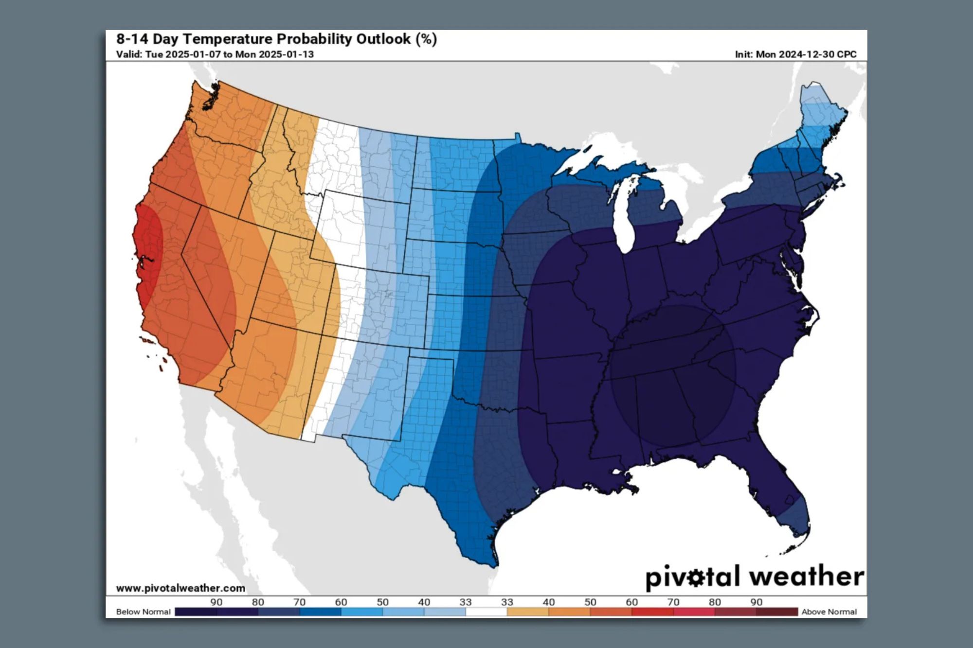 Weather Map Reveals Which US States The New Year Polar Vortex Will Hit ...