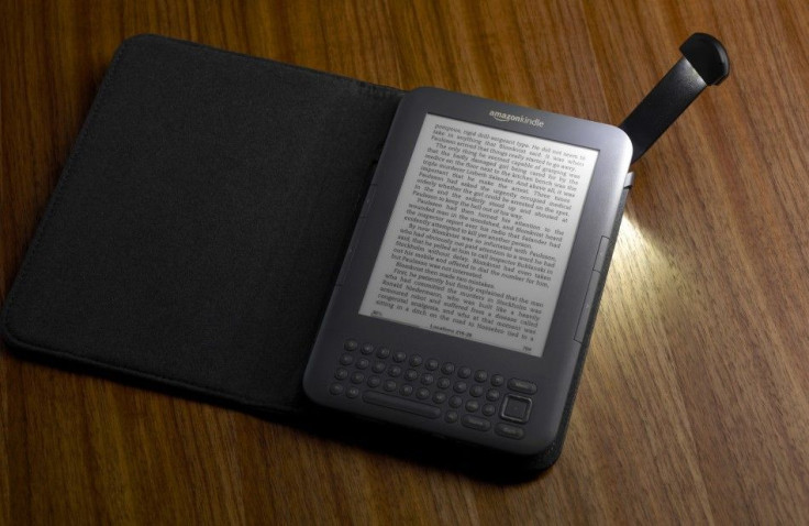 The latest version of the Amazon Kindle e-book reader. 