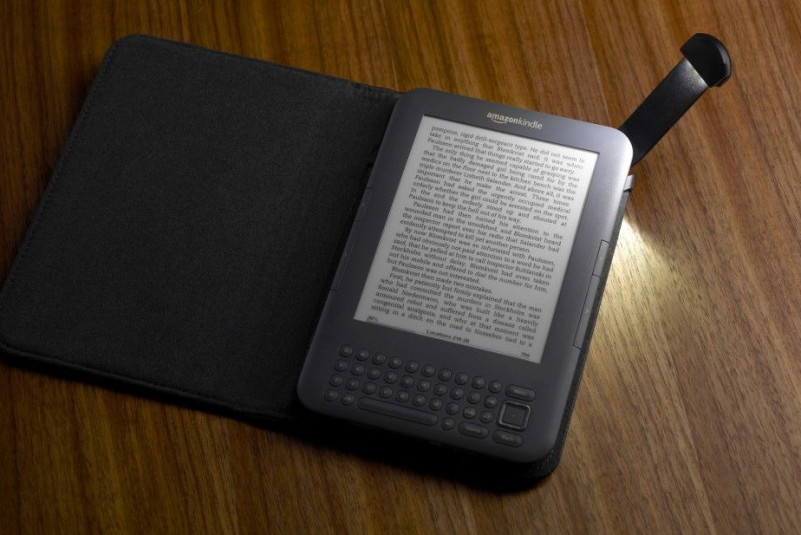 The latest version of the Amazon Kindle e-book reader.