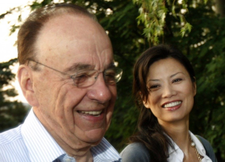 News Corp. chief Rupert Murdoch and his wife Wendi Deng arrive for the second session of the Allen and Co. conference at the Sun Valley Resort in Sun Valley