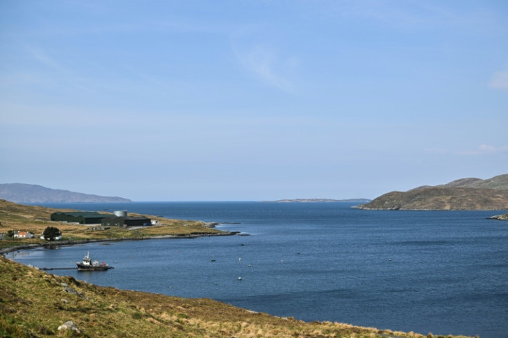 The remote Isle of Harris off the coast of Scotland has only 1,800 residents