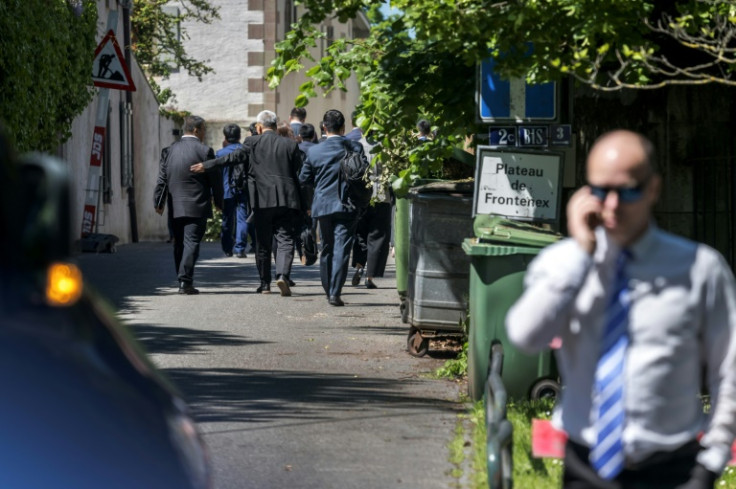 The talks were held at the residency of the permanent Swiss ambassador to the United Nations offices in Geneva